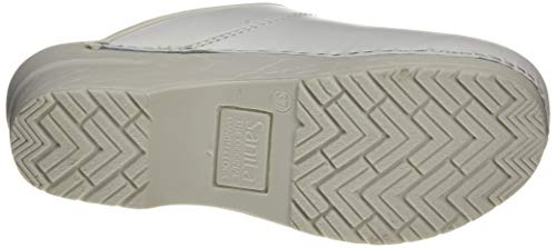 Sanita, Clog Unisex-Adulto, White, 38 EU