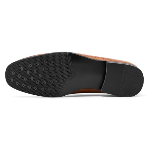 Image of JITAI Men's Lindford Moc Toe Bit Slip-on Penny Loafer Party Shoes