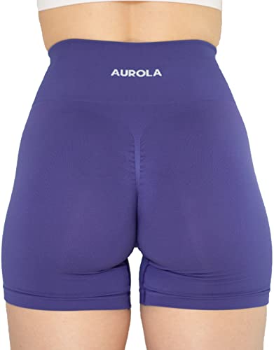 Image of AUROLA Intensify Workout Shorts for Women Seamless Scrunch Short Gym Yoga Running Sport Active Exercise Fitness Shorts