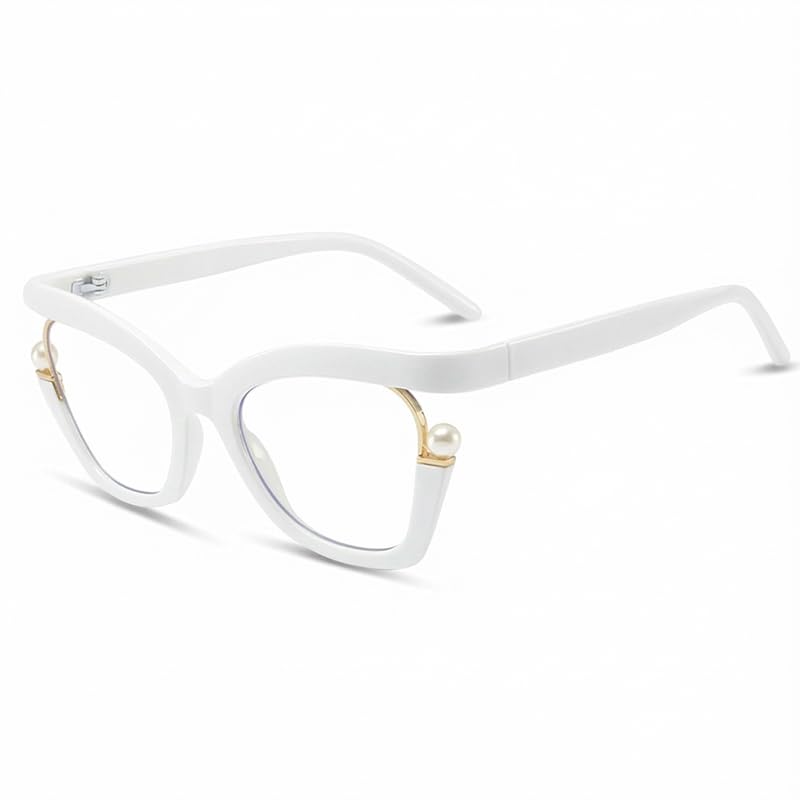 AOOLIA Oversized Cat Eye Reading Glasses for Women, Retro Stylish Blue Light Blocking Reader, Anti-fatigue Computer Glasses