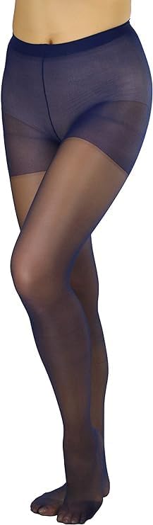 Women And Girls 1 Pairs Dark Blue Nylon Panty Hose Stockings-image-34