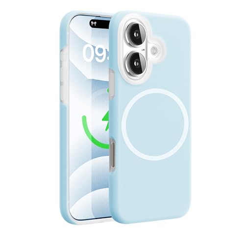 Image of Kratos Soft Silicone Case Cover Compatible with iPhone 17 - Everyday Comfort Protection, Wireless Magnetic Charging Case with Raised Edge Camera & Screen Protection, Shock-Resistant Design