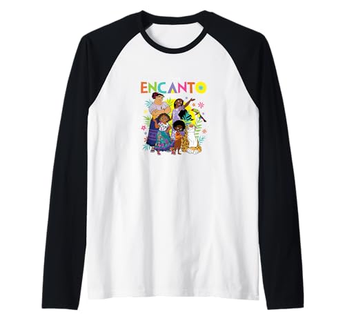 T-shirt baseball raglan Encanto vêtement confortable contre irritations coutures