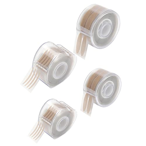 FOYTOKI Double Eyelid Tape Stickers 4 Rolls Invisible Lightweight Strips for Natural Deep Eyelid Beauty Salon Use