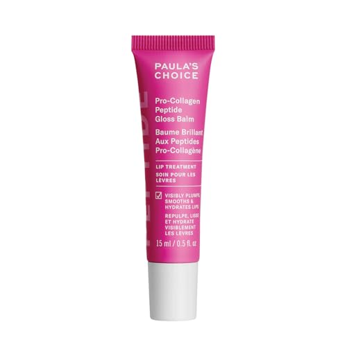 Paula's Choice Baume Brillant Peptides Pro-Collagène - Anti-âge - Nourrit & Hydrate, lisse - Non Collant avec Fini Brillant - Soin pour les Lèvres avec...