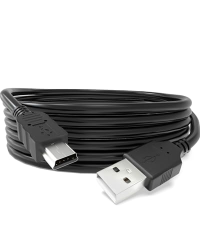 Câble de données mini USB compatible avec Canon IFC-500U, IFC-400PCU, IFC-300PCU, IFC-200U Câble d'interface USB pour Nikon D3100 D90 D7000 D700 D3000, GoPro Hero...