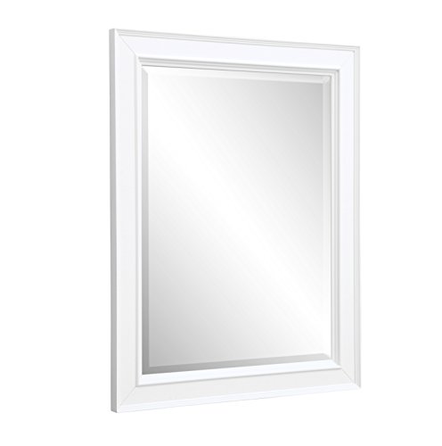 Napa 28-inch Bathroom Wall Mirror (White)