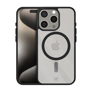 Gshield Capa Case Capinha Compatível com MagSafe (Preta, iPhone 15 Pro)