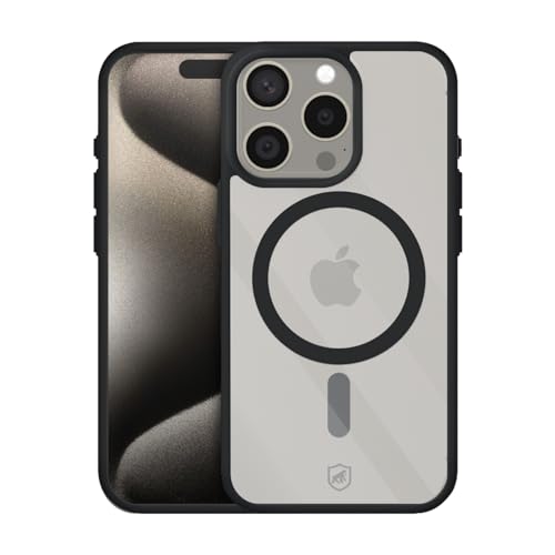 Gshield Capa Case Capinha Compatível com MagSafe (Preta, iPhone 15 Pro)
