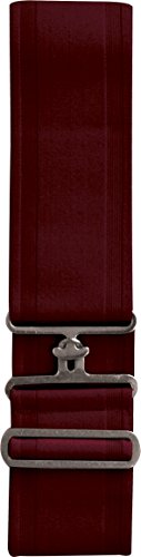 Sursangle de couverture élastique unie bordeaux pour maintien optimal du cheval