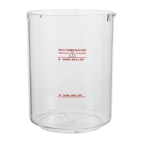 Beavorty Tanque de Agua para Facial Eléctrico Transparente, Depósito ABS Resistente al Calor 240-600 Ml, Accesorio Portátil para Tratamientos Faciales en Spa y Cuidado Profesional Piel