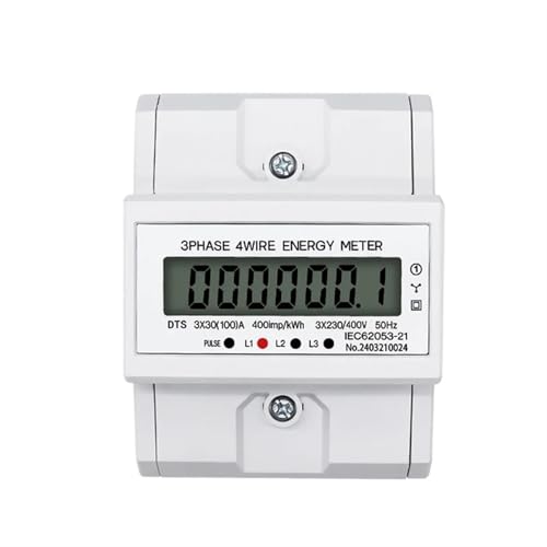 Compteur d'énergie 3 phases 4 fils pour localiser les surcharges AC