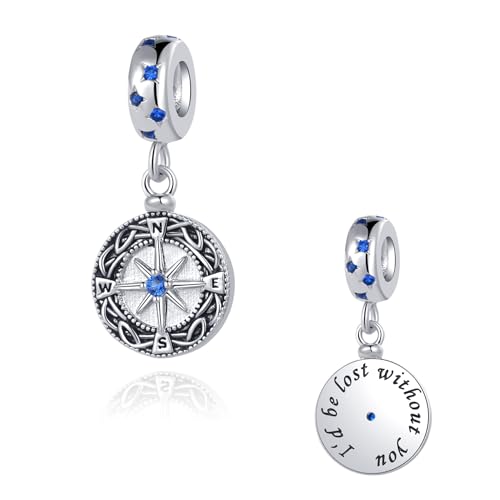 Image of Sparkling Lucky Star Charm Compatible Pandora Charm Bracelet Bead I Love You Gift for Women Pendant Jewelry