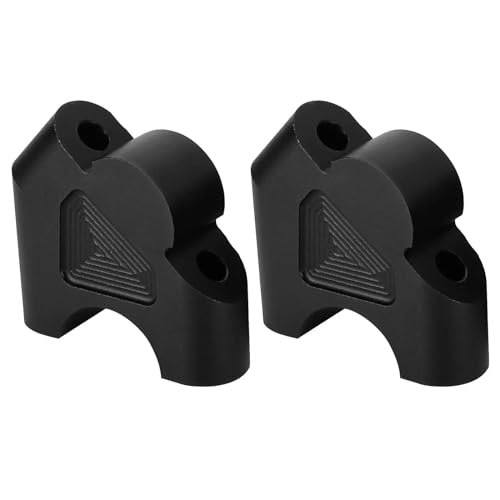 Bloques elevadores Manillar Elevador Manillar Motocicleta para R1200GS, R1250GS, LC, S1000XR, R1250RT Adventure ADV. Soporte Elevación Trasera 32 Mm Mecanizado CNC(Negro 1)