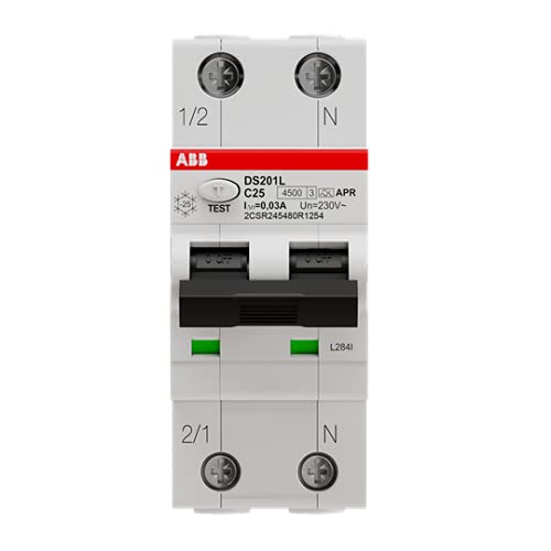 Disjoncteur 25A DS200L 1p+N C25 pour éviter les coupures de courant intempestives