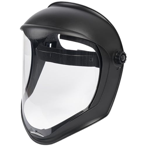 Bouclier facial, masque de bouclier facial anti-goutte à vent Masque complet masque complet masque inajusté Flippable PC Impact résistant à la température