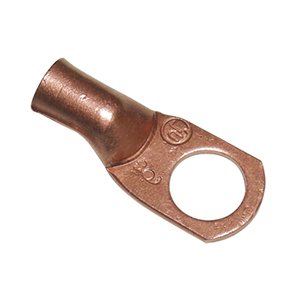 4 GAUGE COPPER RING TERMINAL 3/8