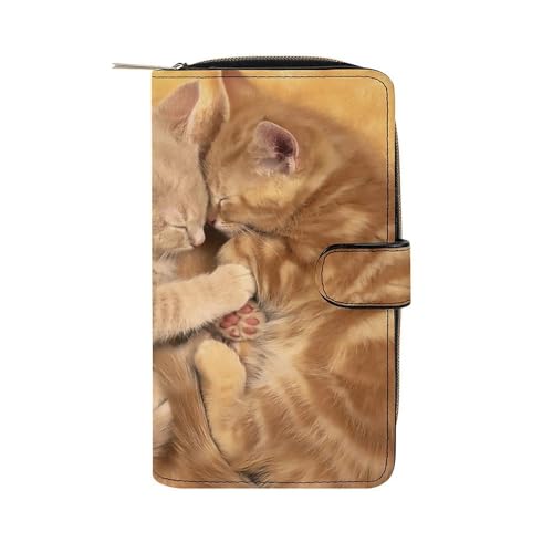 Lovely Cats Long Wallet for Women Men Purses Coin Pouch Credit Card Holder Organizer