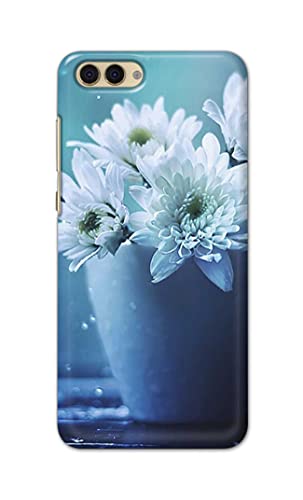 Image of PRINTFIDAA Flowers in The Glass On The Table Printed Designer Hard Back Case Cover for Honor View 10 -(TI) MVN1002
