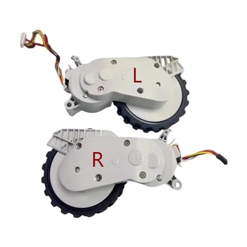 HKGHJD Vacuum Cleaner Sliding Wheels, Compatible for XiaoMi, Mop 2 Pro, 2 Lite, MJSTL, MJST1S, MJSTS1, Left and Right Wheels Parts, Vacuum Cleaner Accessories(L and R)