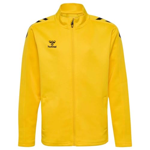 hummel hmlCORE XK Poly Zip Sweat Kids, Sports Yellow, 164