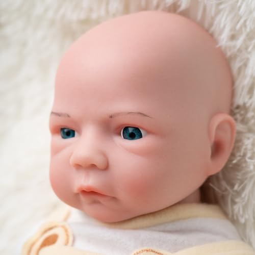 Muñeca Reborn Realista 18 Pulgadas Silicona Niño miniatura 5