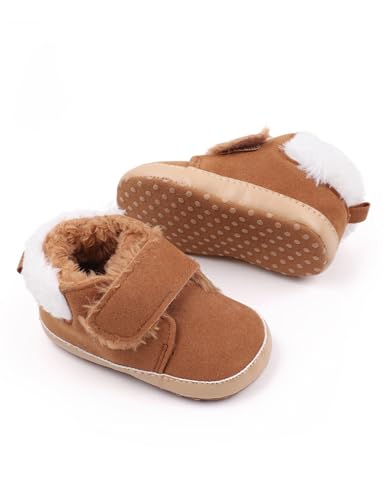 Toddler Slippers Girls Boys Non Slip Fuzzy House Shoes Soft Sole Baby Indoor Socks Walkers Boots3
