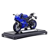 HFMXZHI Motorrad-Modell Spielzeugkollektion 1:18 Für Yamaha YZF-R6 2020 Motorradmodell Aus Druckguss Miniatur-Geschenk