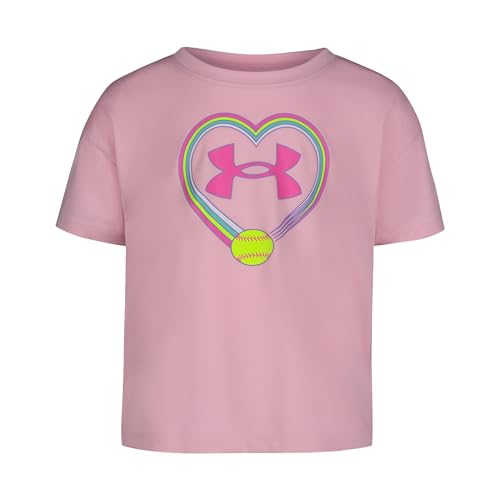 Image of Under Armour Girls Girls Short Sleeve Shirt, Crewneck, Lightweight and Breathable Athletic-t-Shirts