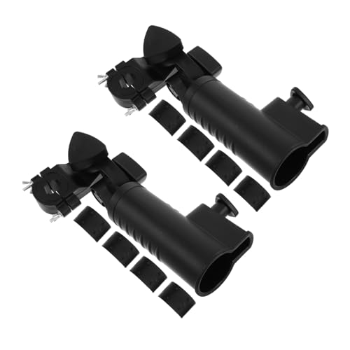 NUOLUX 2個 傘 ホルダー ゴルフ プッシュ カート ゴルフ トロリー 傘 ホルダー カート ラック クランプ アクセサリー