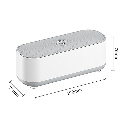 oshhni Limpador ultrassônico de joias, máquina de limpeza de óculos, carregamento USB, conveniente,