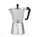 Produktbild kela Espressokocher für 6 Tassen, Espressokanne 300ml, Kaffeekocher Aluminium, ITALIA, Espressomaschine für Herdplatte, alle Herdarten außer Induktion, silber matt