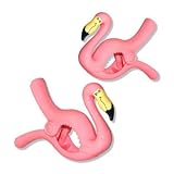 Material: Plásticos Llamativo de plástico de color flamenco Dolphin Clip toalla de playa Animal Clip Clip viento Domésticos de Cocina Pinza Clip Suministros