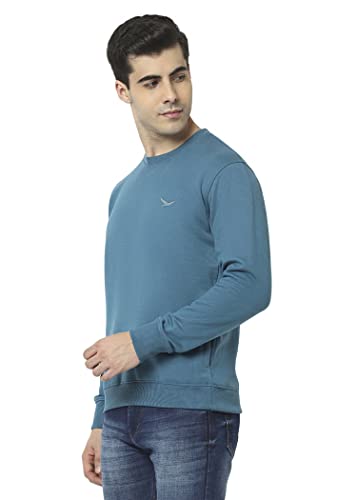 Image of HiFlyers Men's Cotton Blend Casual Crew Neck Sweatshirt