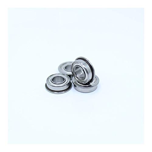 Flange Ball Bearings SMF137ZZ Flange Bearing 7x13x4 mm 10PCS Double Shielded Stainless Steel Flanged SMF137 Z ZZ Ball Bearings SMF137Z MF137 Z ZZ