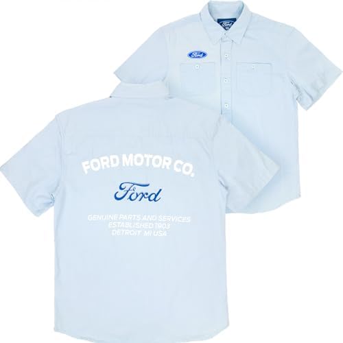 Ford Button Down Mechanic Work Shirt image 4