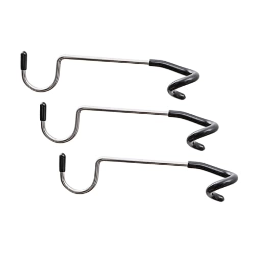 GALPADA 3Pcs Camping Light Hooks S Shape Durable Outdoor Lantern Hangers for Tent Clothes and Gear Lightweight and Portable Metal Holders for Camping and Outdoor Activities