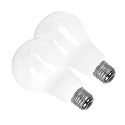 Mipcase 2pezzi Vaso Trasparente per Fiori in Vetro Contenitori Decorativi per Piante Fioriera Forma Lampadina Vaso per Giacinti e Mini Vasi Sospesi per Esposizione Piante