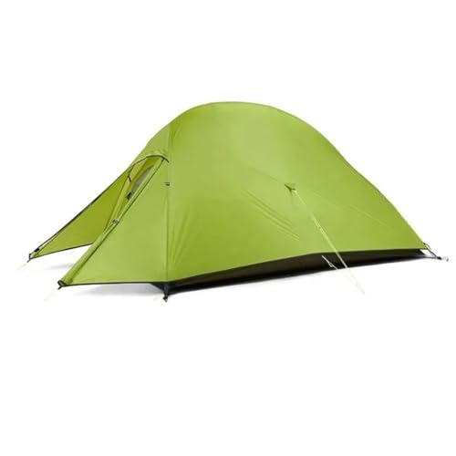 Carpa para camping para 1 persona en nylon gris miniatura 1