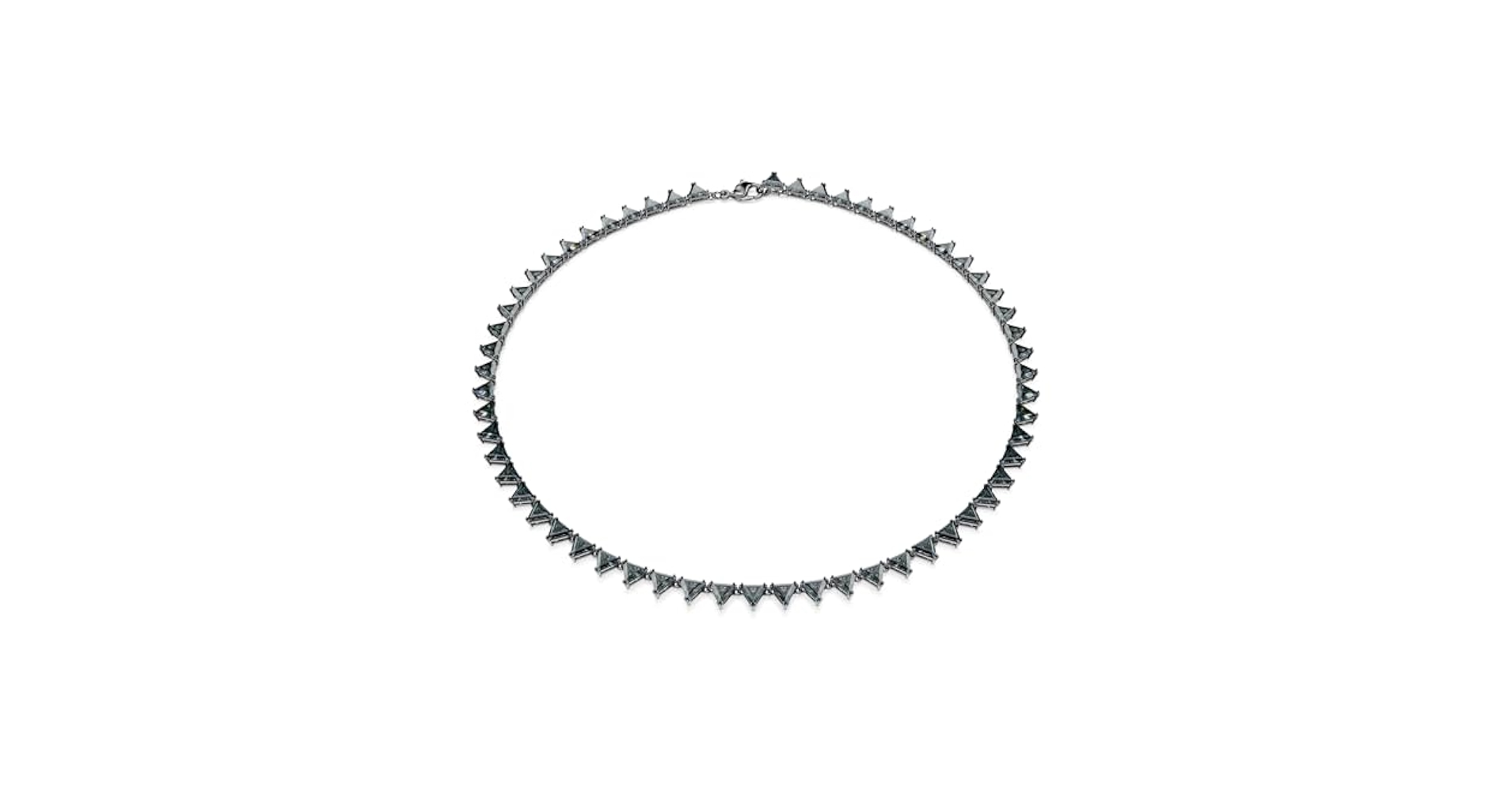 Matrix ネックレス Amazon.com: Swarovski Matrix Tennis Necklace, Gray Triangle