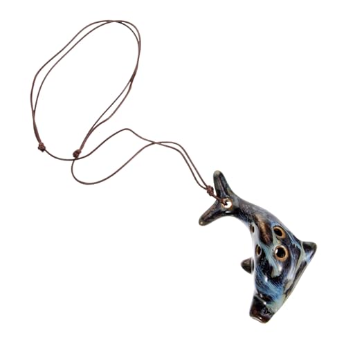 SUPVOX Ocarina White 6 Holes Ceramic Ocarina Beginner Instrument for Boys and Girls Musical