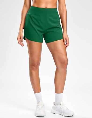 Image of G Gradual Women's Running Shorts with Mesh Liner 3 inch Workout Athletic Shorts for Women with Phone Pockets