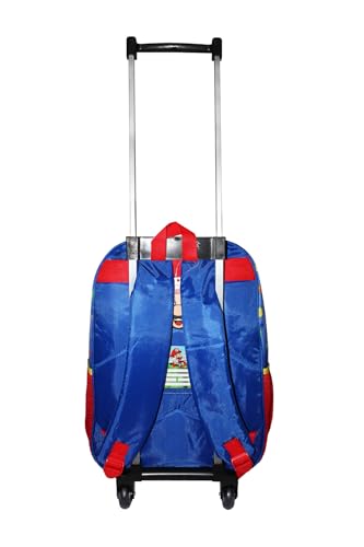 Kit Mochila Mario Infantil Rodinhas Original Gran