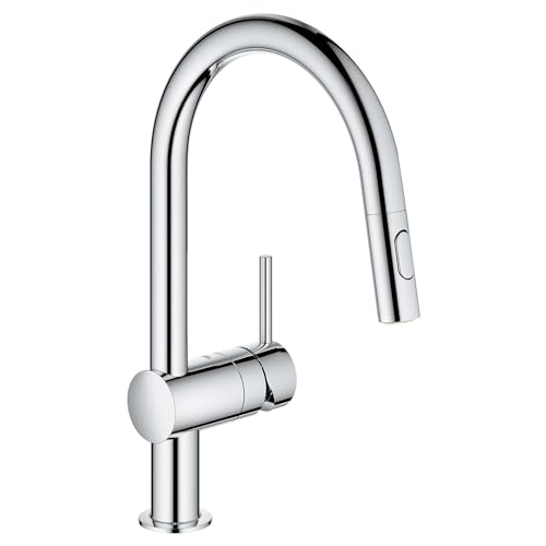 GROHE 31378003 Minta Ausziehbare Küchenarmatur mit Brause, Chrom