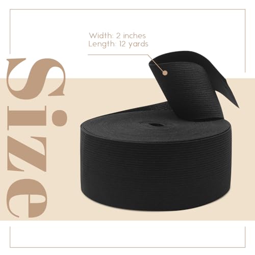 Dreamlover DL-EBAND-50BL11 Black Elastic Spool Elastic Sewing Band For Wigs Waistband Underwear Pants Shoes Sheets Costumes Craft Diy Projects  thumb #1
