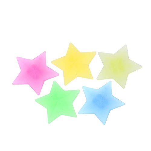Keenso 36/26 Pcs Bike Spoke Bead, Colored Children Plastic Bike Wheel Spoke Bead Clips Bicycle Spokey Decoration(36Pcs-Pentagram) #TOP20
