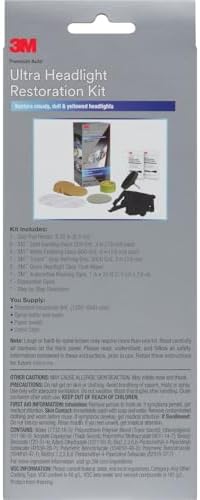 39195 Ultra Headlight Restoration Kit, Easy Heavy-Duty Restoration