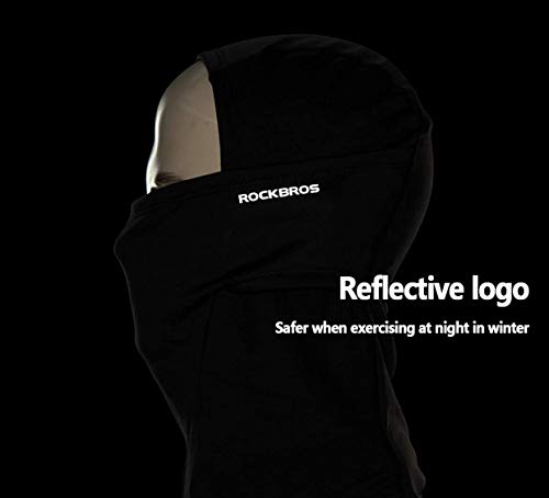 ROCKBROS-Ski-Mask-Windproof-Cycling-Balaclava-Thermal-Neck-Gaiter-Full-Face-Mask-Warm-Polar-Fleece-Headwear-Mulfifunctional-Scarf-Skiing-Motorcycling-Fishing-Black