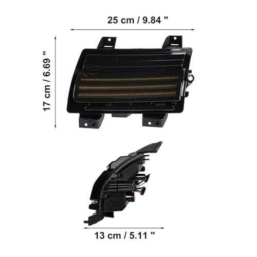 Dynamiczne boczne światła sygnalizacyjne LED przedni zderzak kierunkowskaz do Jeep dla Wrangler JL dla Wrangler 2018 2019 2020 2021 2022 LED światła pozycyjne