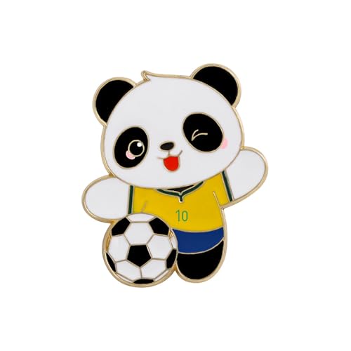 Image of Panda Cute Oil Dripping Panda Brooch Outdoors Lapel Pins Badge Brooch Pins (Bro000001)